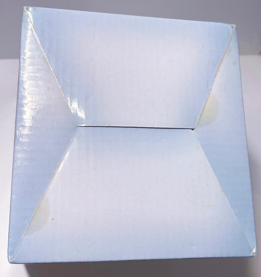 Box has stains on bottom