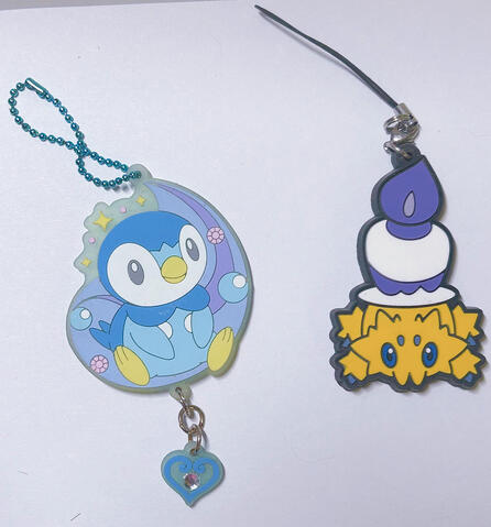 Rubber Strap Piplup, Joltik: $6 each